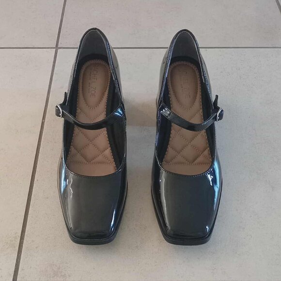 Rachel Zoe | Livia Mary Jane Glossy Patent Block Heels - Picture 3 of 12